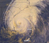 Hurricane Floyd from weather satellite
