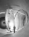 Swing valve for supersonic wind tunnel