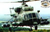 The Mi-8 Hip was an existing helicopter that the Soviets armed with anti-tank missiles or rocket launchers