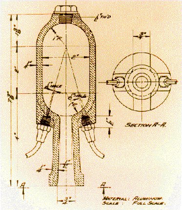 Diagram of early rocket