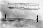 The 1902 Glider kited.