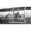 Frank Coffyn with an early Wright Model B just after engine start.