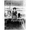 Mrs. Frank Coffyn posing in an early Wright Model B.