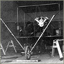 Curtiss pusher in construction.