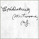 Detrick signature on reverse of photograph.