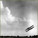 Wright pilot in flight, Asbury Park.