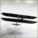 Wright Model B in flight.