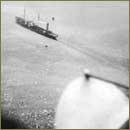 Aerial view of a ship seen from a Wright Model B.