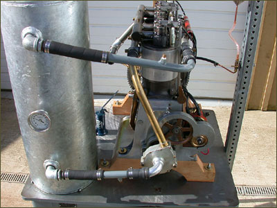 Frank Coffyn's engine: Wright Vertical Four, serial number 20.