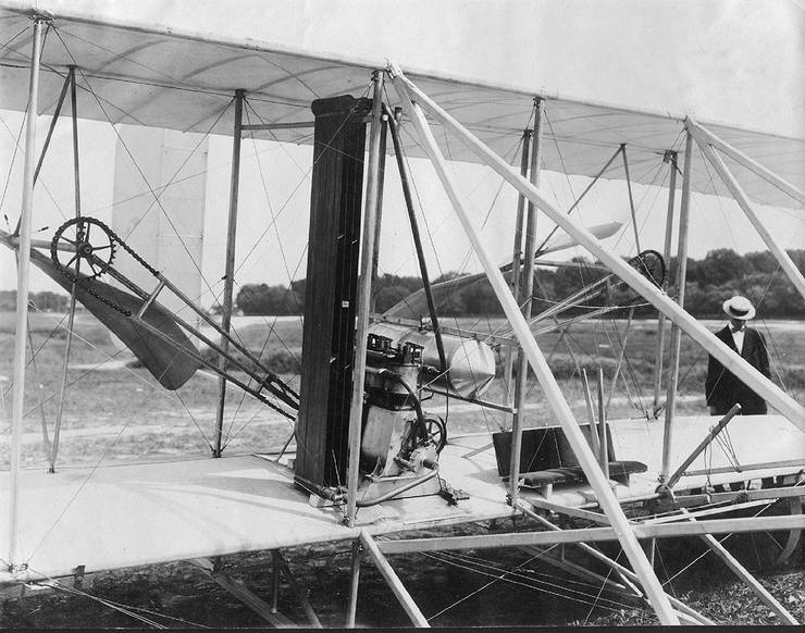 Model A Flyer at Fort Myer, Virginia, 1908.