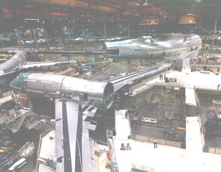 Boeing 747 final assembly