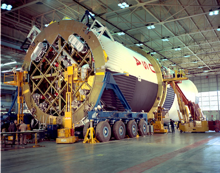Saturn V tanks mated