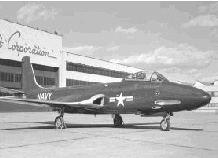 F2H-3 Banshee at factory