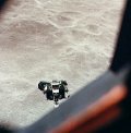 Lunar module after separation