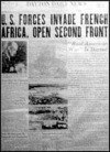 Newspaper headline