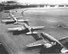 Planes arriving with cargoes