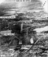 Bomb hits on Hanoi Airfield