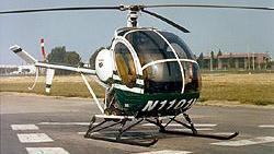 The Hughes TH-55A Osage has a fully articulated rotor system.