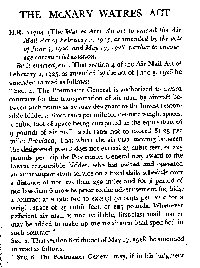 McNary-Watres Act