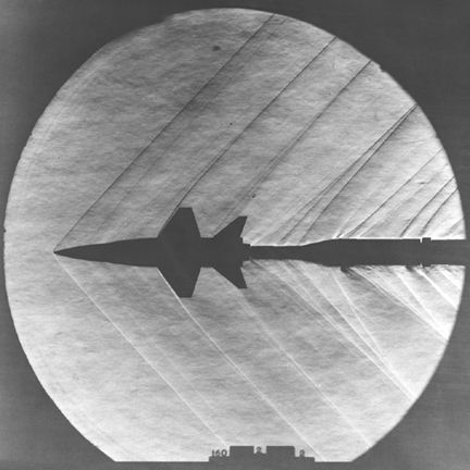 X-15 shock waves