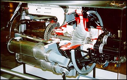 GE J-31 turbojet engine