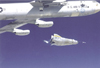 M2-F3 in flight launch from the B-52 mothership