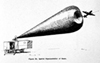 Artist's conception of radar beam