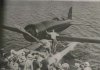 Lindbergh loading mail in plane