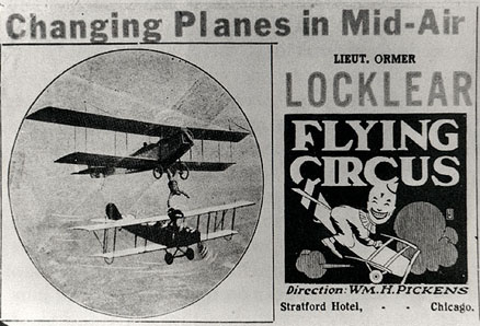 Ormer Locklear Flying Circus poster