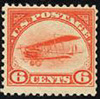 Six-cent airmail stamp