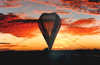A zero-pressure balloon being inflated at Alice Springs, Australia