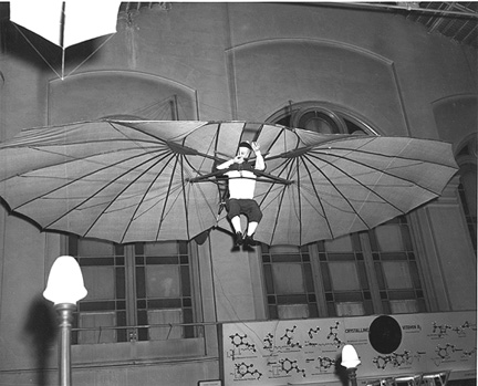 Lilienthal's Sturmfugel, 1894.