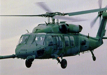 The MH-60 Pave Hawk Helicopter a twin-engine, medium lift, utility or assault helicopter used by the U