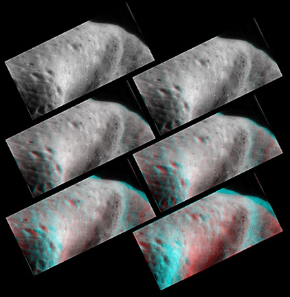 Several frames of a rotation movie from NEAR Shoemaker