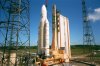 Ariane 4 on pad
