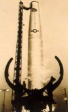 Thor launch at Vandenberg Air Force Base - 1958
