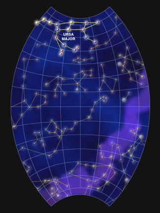 Ancient map of Ursa Major