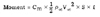 Moment equation