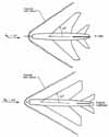 Shock waves with different swept wings