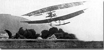 The June Bug in flight.