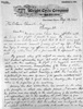 Letter that Wilbur Wright wrote to Chanute