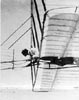 Wilbur Wright flying the 1900 glider