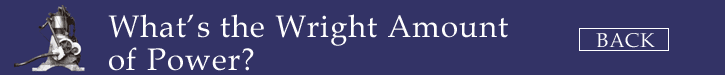 What's the Wright amount of power?
